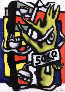 Study for 503 Artwork by Fernand Léger