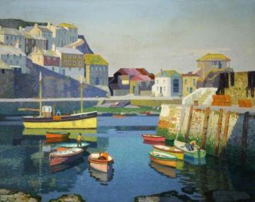 Mevagissey, Cornwall Artwork by Stanley Royle