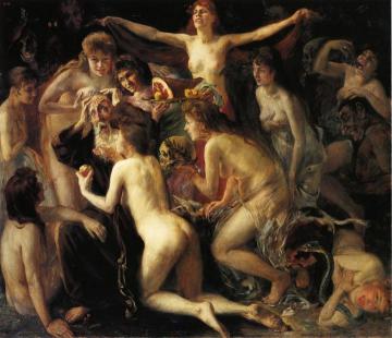 The Temptation of Saint Anthony Artwork by Lovis Corinth