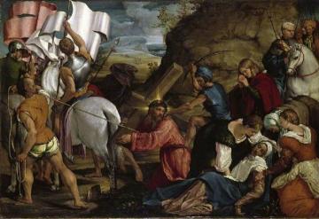 The Journey To Calvary Artwork by Jacopo Bassano