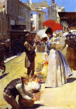 Christmas Flowers And Christmas Belles Artwork by Tom Roberts