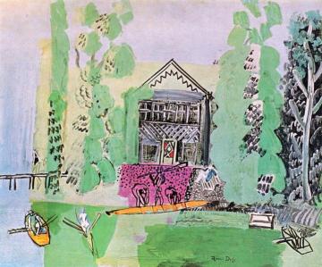 Oarsmen in the Marne Artwork by Raoul Dufy