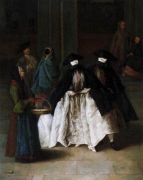 The Scent-Seller Artwork by Pietro Longhi