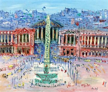 Place De La Concorde Artwork by Jean Dufy