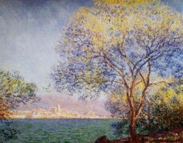 Antibes in the Morning Artwork by Claude Oscar Monet