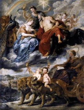 The Meeting Of Marie De Médicis And Henri Iv At Lyon Artwork by Peter Paul Rubens