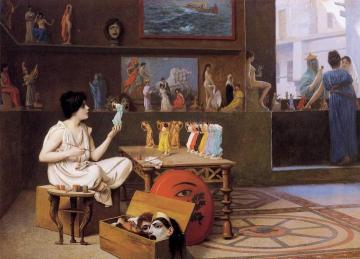 Painting Breathes Life into Sculpture Artwork by Jean Leon Gerome