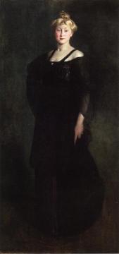 Woman in Black Artwork by John White Alexander