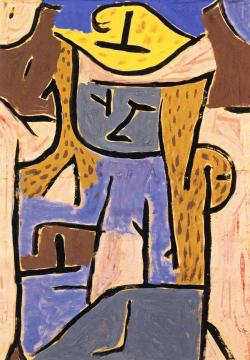 Girl with a Yellow Hat Artwork by Paul Klee