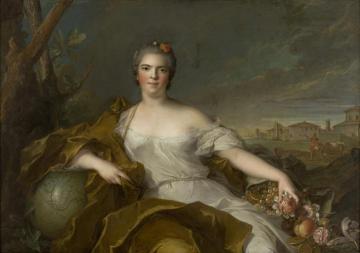 Princess Louise-Élisabeth Of France - The Earth Artwork by Jean-Marc Nattier