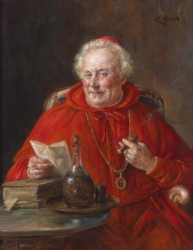 A Good Cigar Artwork by Ernst Nowak