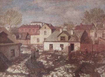 Backyard Artwork by Nikolai Krymov