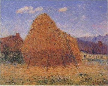 The Haystack Artwork by Gustave Loiseau