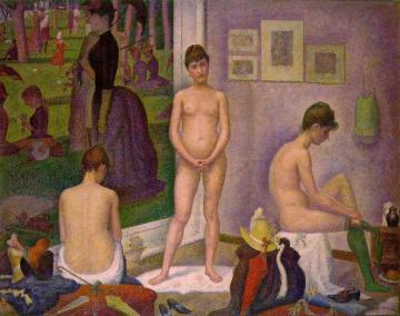 Models Artwork by Georges Seurat