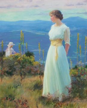 Far Away Thoughts Artwork by Charles Courtney Curran