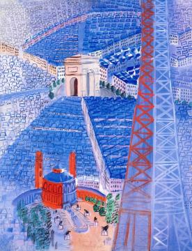 The Eiffel Tower Artwork by Raoul Dufy