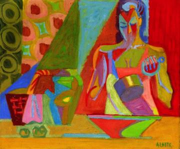 Woman Cooking Artwork by André Lhote