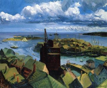 Gloucester Harbor Artwork by John Sloan