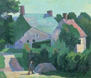 Dunn's Cottage Artwork by Robert Bevan