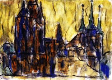 Dom und Severi, Erfurt Artwork by Christian Rohlfs