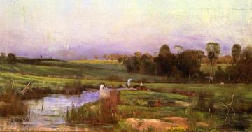 Evening With Bathers Artwork by Sir Arthur Streeton