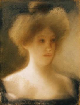 Portrait of a Blonde Lady Artwork by József Rippl-Rónai