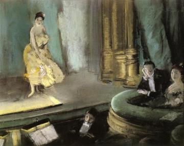 Paris Stage Artwork by Everett Shinn