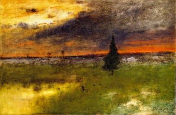The Lonely Pine Artwork by George Inness