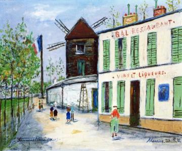 Moulin De Sannois Artwork by Maurice Utrillo