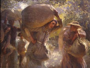 Gleaners Coming Home Artwork by Sir George Clausen