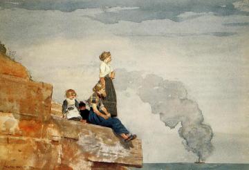 Fisherman's Family Artwork by Winslow Homer