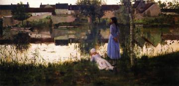 The Ferry Artwork by William Stott-of-Oldham