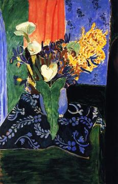 Calla Lilies, Irises and Mimosas Artwork by Henri Matisse