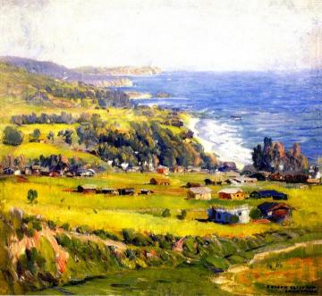 Laguna Coastline Artwork by Joseph Kleitsch