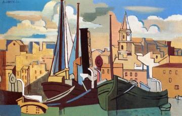 The Old Port Of Marseilles Artwork by André Lhote