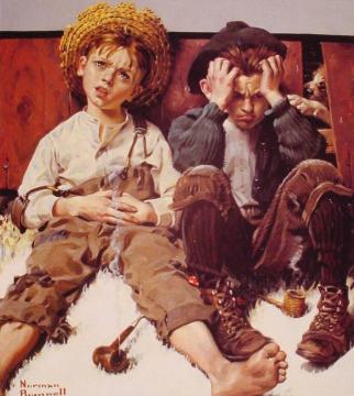 Retribution Artwork by Norman Rockwell