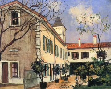 Houses in the Trees Artwork by Maurice Utrillo
