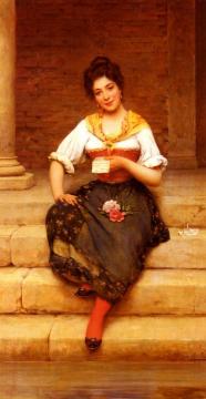 The Love Letter Artwork by Eugen Von Blaas