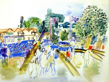 The Regatta At Henlry Artwork by Raoul Dufy