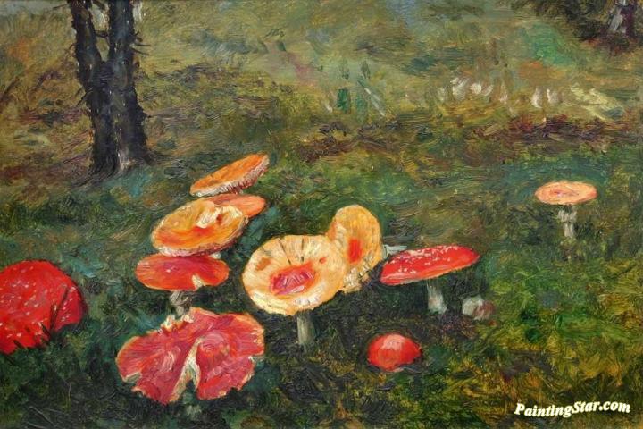A Toadstools Artwork by František Kaván