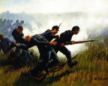 Study For 'the Rescue Of The Colors' Artwork by William Trego