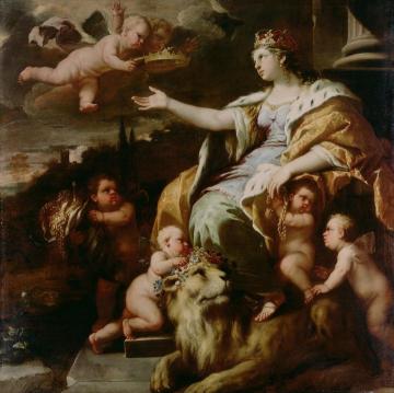 Allegory of Magnanimity Artwork by Luca Giordano