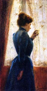 Behind the Curtains Artwork by Federico Zandomeneghi