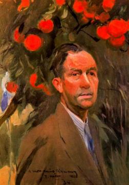 Retrato del escultor Alemany Artwork by Joaquin Mir Trinxet