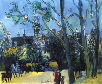 Bois De Boulogne Artwork by Jean Dufy