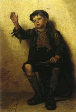 Shoeshine Boy Artwork by John George Brown