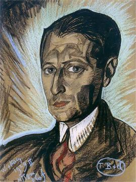Portrait of Julian Tuwim Artwork by Stanislaw Ignacy Witkiewicz