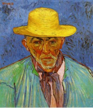 Portrait Of Patience Escalier, Shepherd In Provence Artwork by Vincent Van Gogh