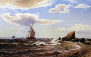 Off Orient Point, Long Island Artwork by Mauritz F. H. De Haas