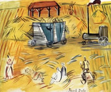 The Harvesters Artwork by Raoul Dufy